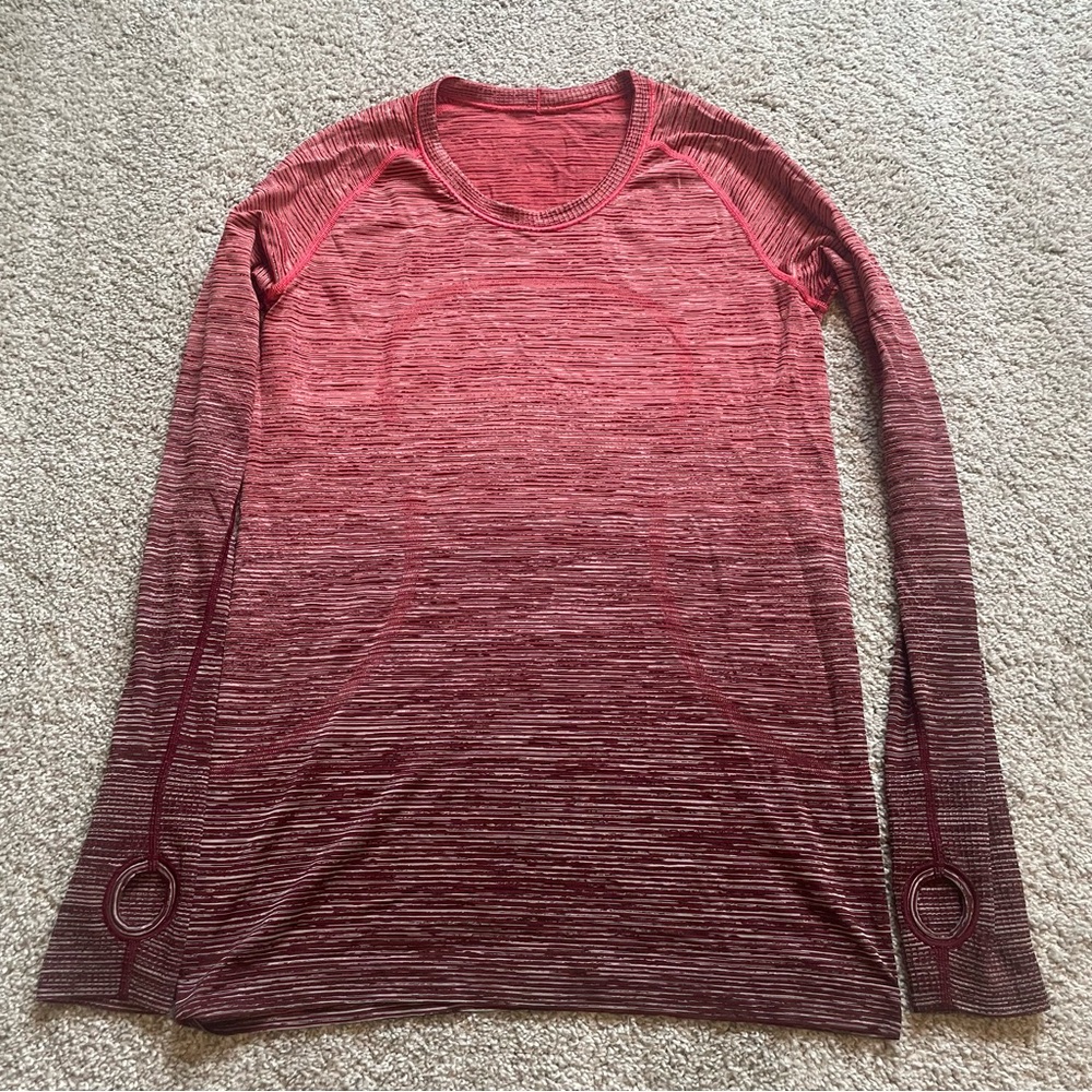 Lululemon Swiftly long sleeve top